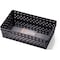 Oic Stackable Supply Basket, Black, Plastic, 10.1" W, 2.4" H OIC26202 - alternate 5